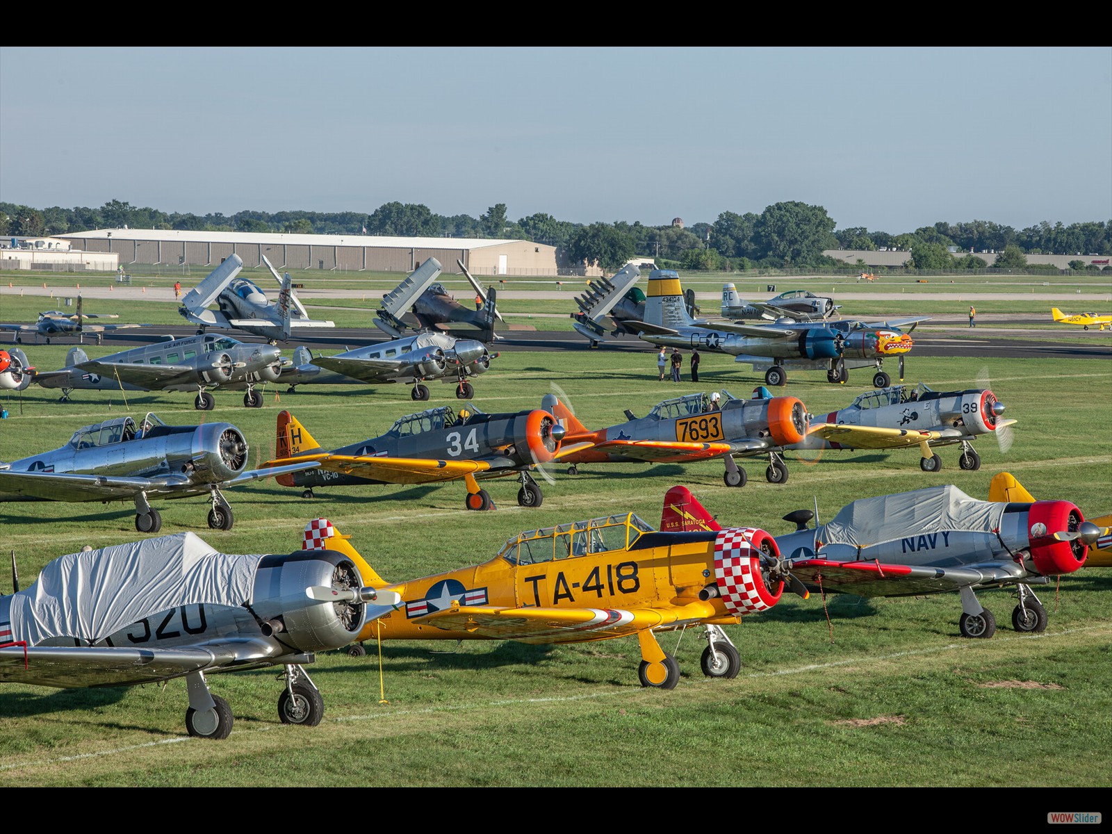Warbirds at the EAA Airventure in Oshkosh
