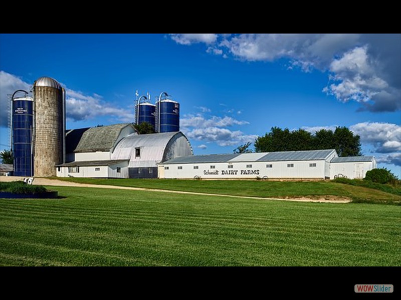 Wisconsin farm landscape