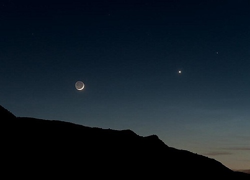 Moon and Venus